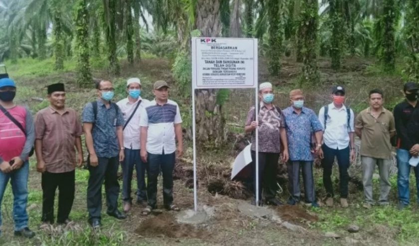 KPK Kembali Sita Kebun Sawit 33.000 M2 di Padanglawas Milik  Nurhadi