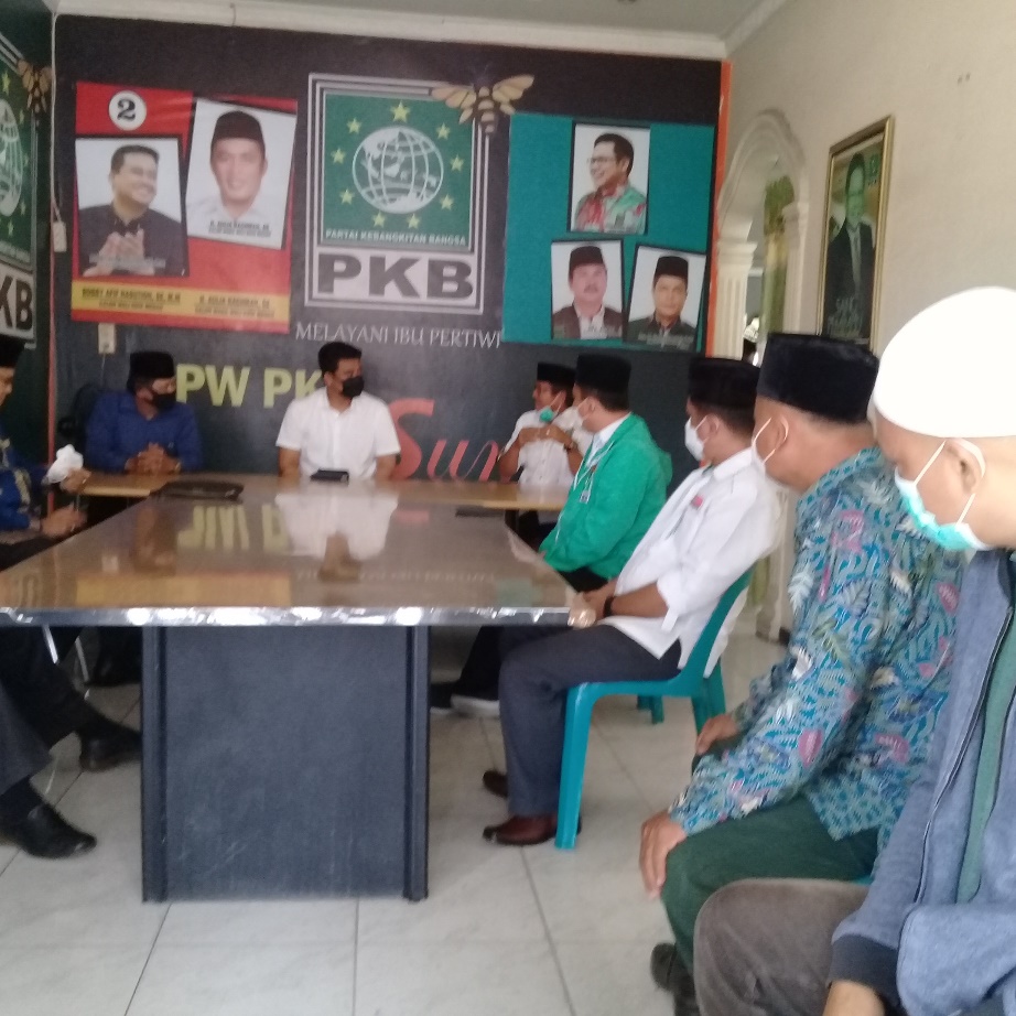 Calon Walikota Bobby Nasution Bersilaturrahmi ke Kantor  PKB Sumut