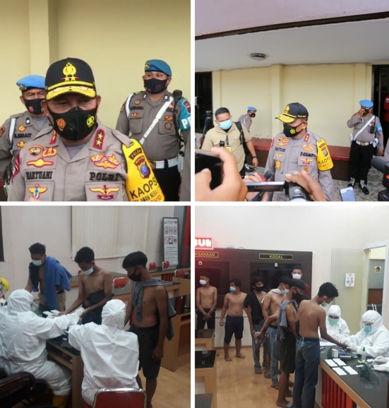 Kapoldasu Irjen Martuani Bilang 253 Pengunjuk Rasa Anarkis Diamankan, 21 Orang Diantaranya Reaktif Covid-19