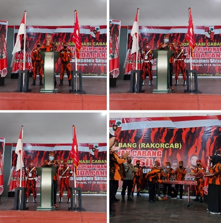 Ketua MPW PP Sumut Buka Rakorcab PP Simalungun