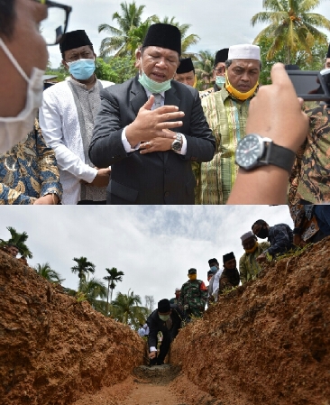 Peletakan Batu Pertama Masjid Al- Ikhwanul Husna, Walikota : Masjid Harus Benar-benar Dimakmurkan