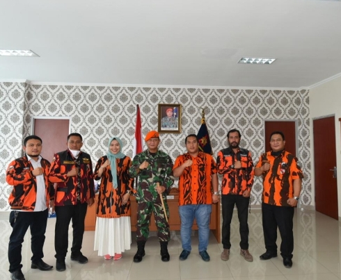 Komandan Wing III Paskhas : Kagum Kegiatan Sosial Pemuda Pancasila Sumut Ditengah Pandemi