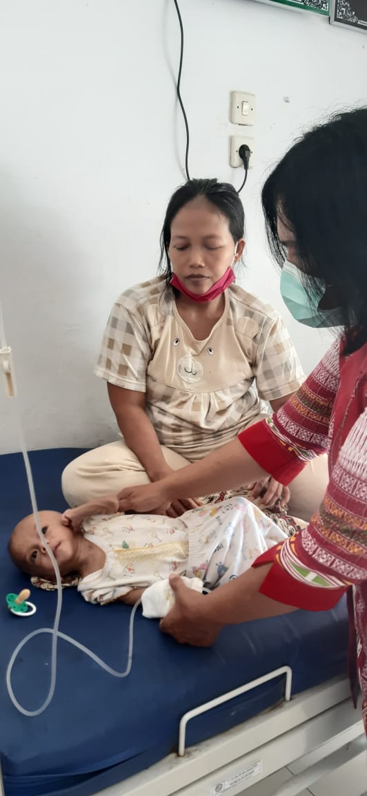 Camat Pagar Merbau Reaksi Cepat Tangani Balita Gizi Buruk