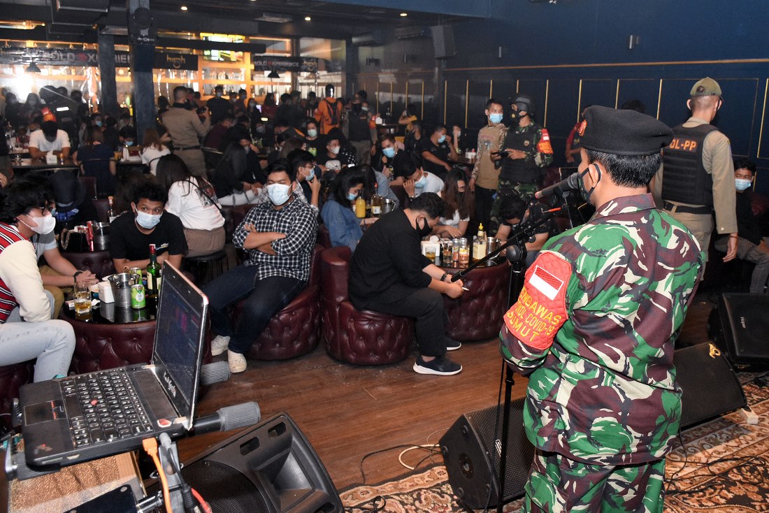 Langgar Keras Protokol Kesehatan Tiga Lagi Tempat Hiburan Malam dan Satu Food Court Ditutup