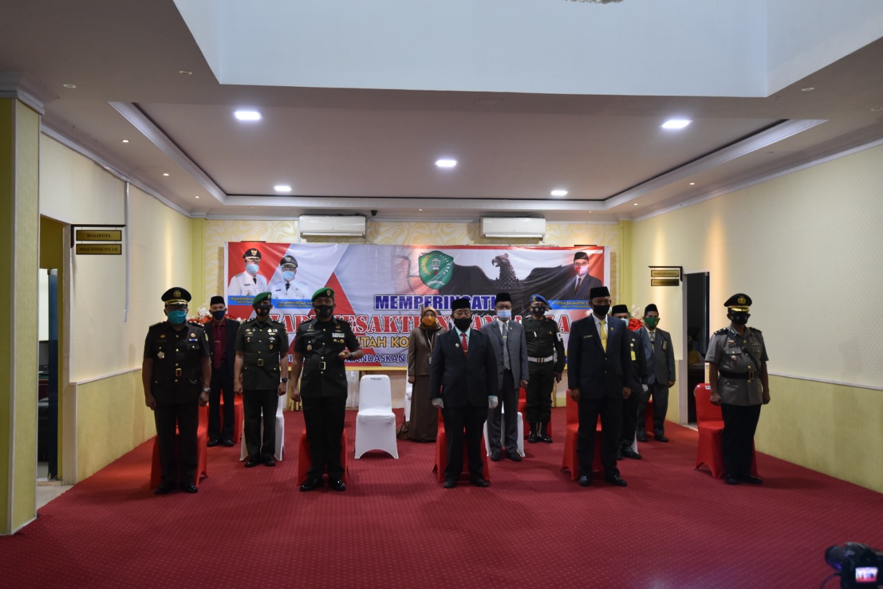 Pemko PSP Â Bersama Forkopimda Mengikuti secara virtual upacara PeringatanÂ Hari Kesaktian Pancasila