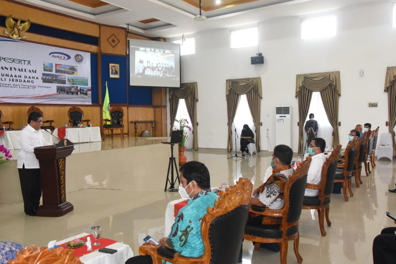 Wabup Buka Workshop Monitoring, Evaluasi Penyaluran dan Penggunaan Dana Desa