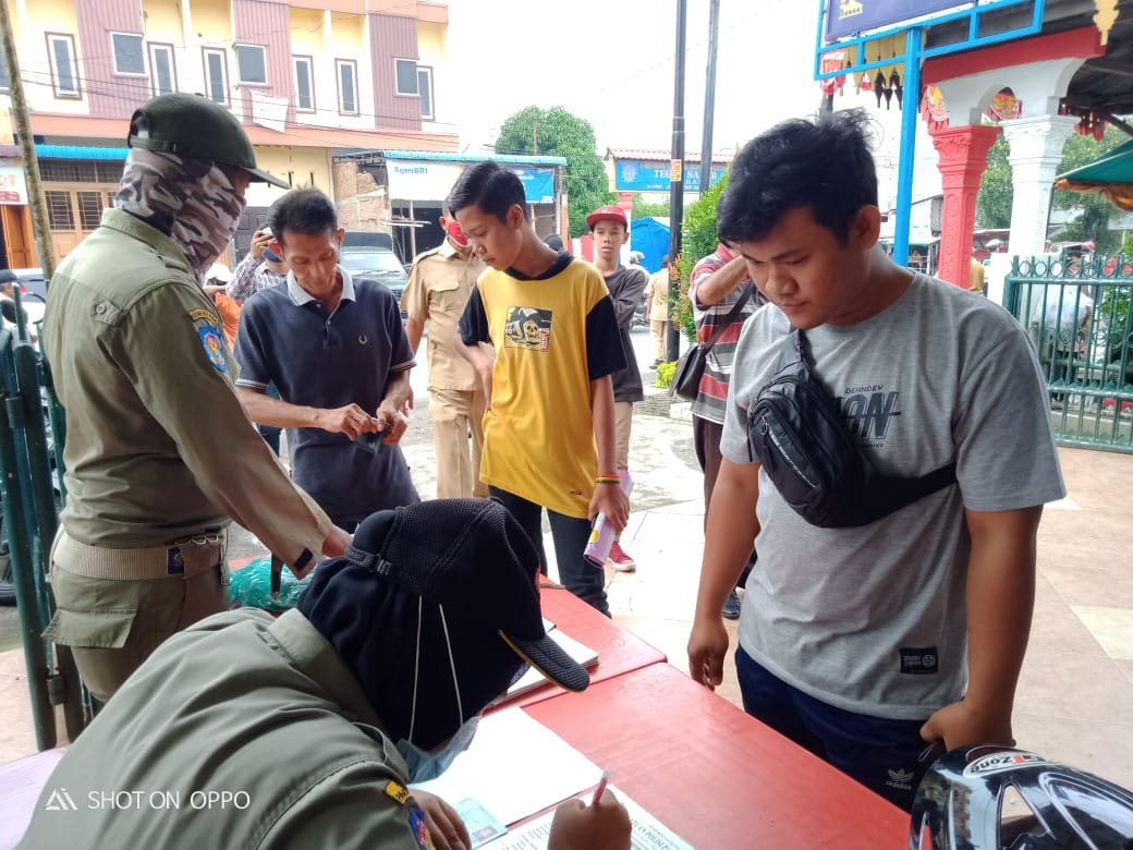 Ops Yustisi Polsek Medan Area Tindak 26 Warga Tidak Patuhi Prokes Covid-19