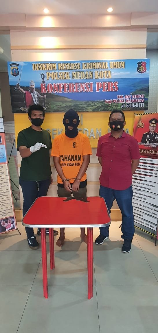 Dian Pranoto Warga Sakti Lubis Pemilik Shabu Diciduk Tekab Polsek Medan Kota