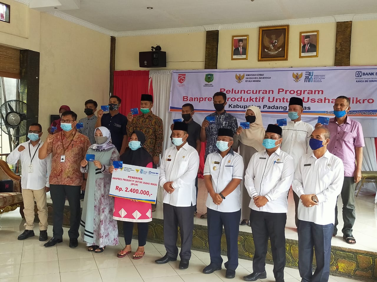 1843 Pelaku Usaha Mikro Dipalas Terima Bantuan Hibah Modal Usaha