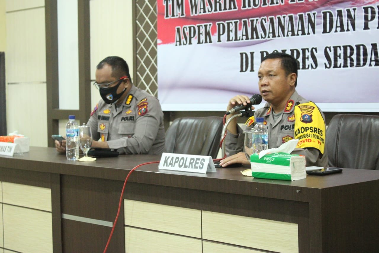 Tim Wasrik Dari Itwasda Polda Sumut Kunjungi Polres Sergai