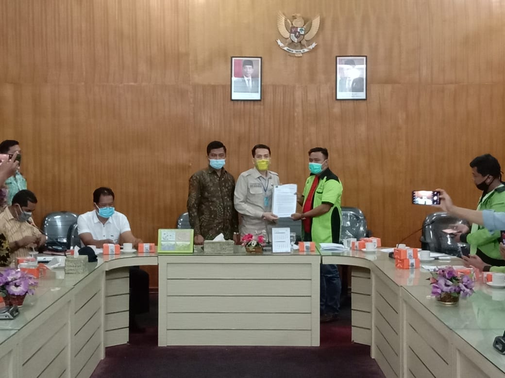 Tolak UU Omnibus Law, SBSI 1992 Gelar Aksi Damai ke Kantor DPRD Sergai