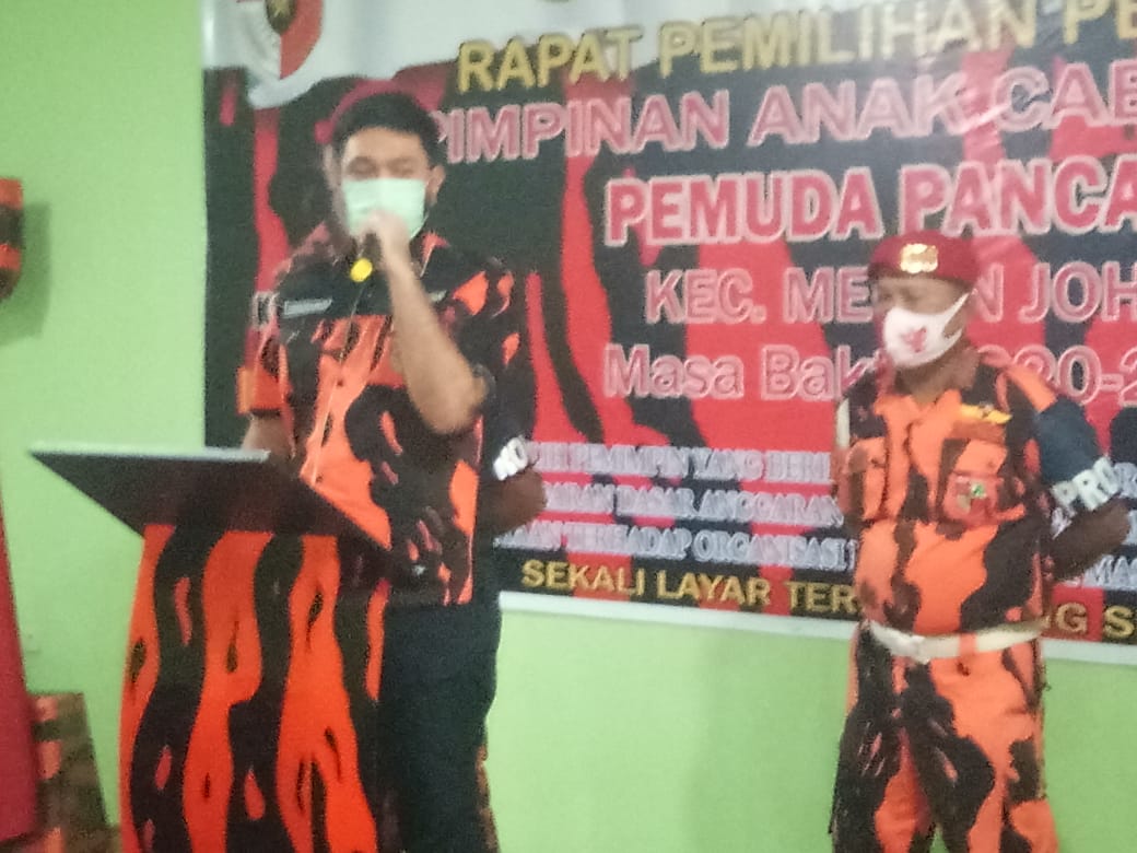 Noval Herdiansyah Resmi  Memimpin PAC PP Kecamatan Medan Johor Priode 2020-2023