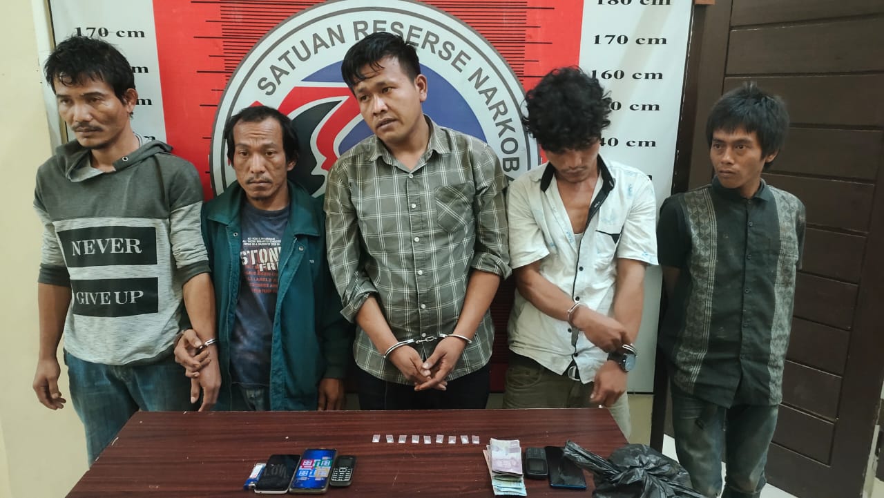 Bandar dan Pemakai Sabu Disergap  Satresnarkoba Polres Palas