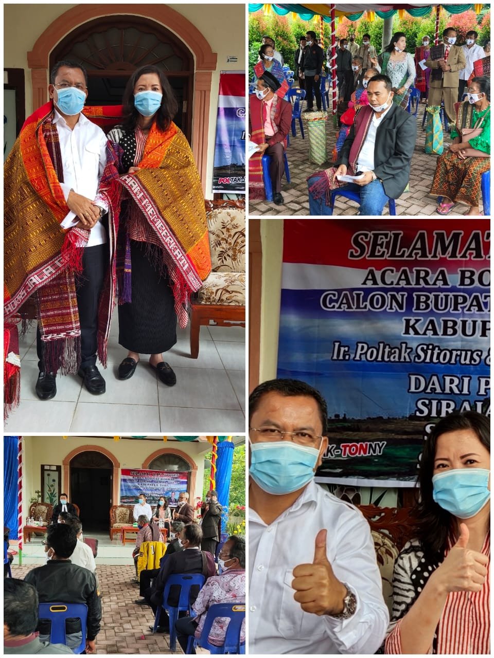 Pomparan Siraja Sonang Kabupaten Toba Dukung Poltak Tonny