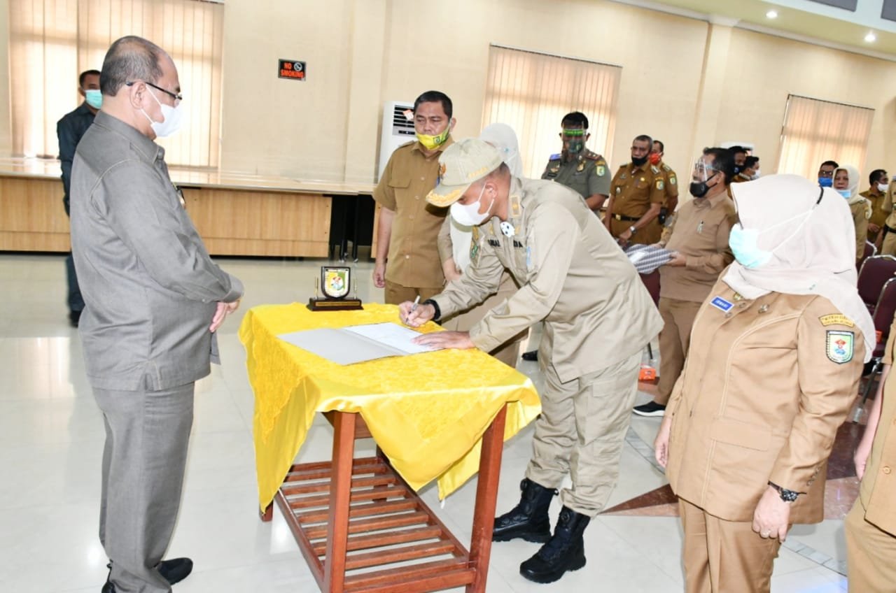 Ciptakan Pilkada Damai, Pemkab Sergai Gelar Penandatanganan Pakta Integritas Netralitas ASN