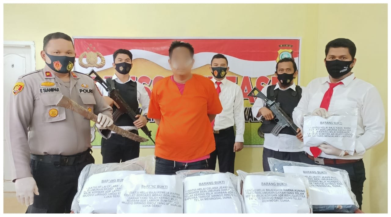 Polsek Pinggir Bekuk â€œMSâ€ Tersangka Pembunuh Riski Saputra Siringo-Ringo