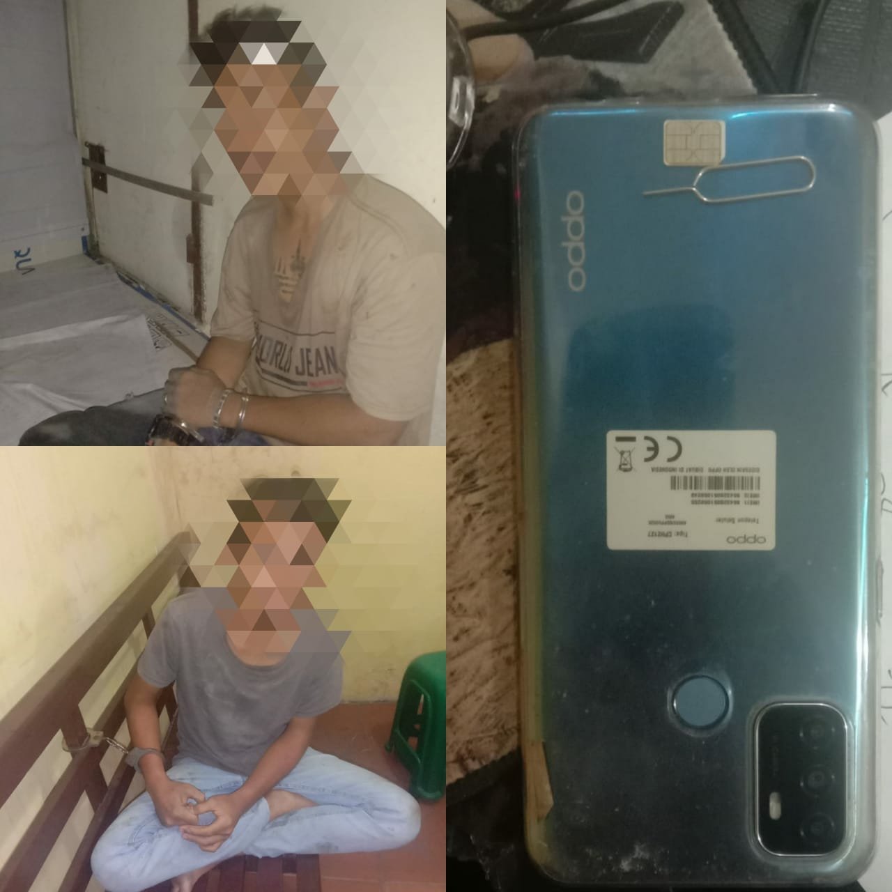 2 Orang Pelaku Jambret Diamankan Tim Tekab Polsek Batang Kuis