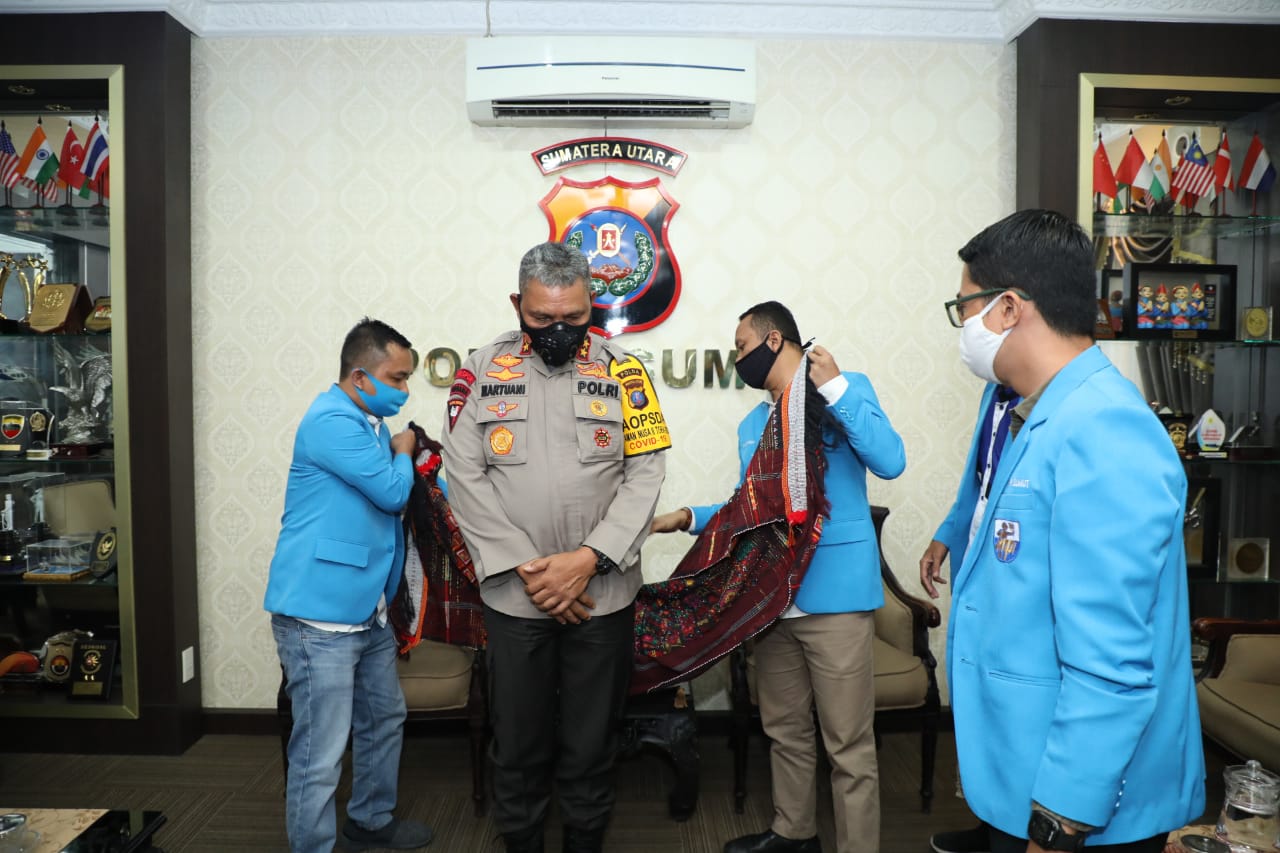 Jelang Pelantikan Pengurus,KNPI Temui Kapolda Sumut