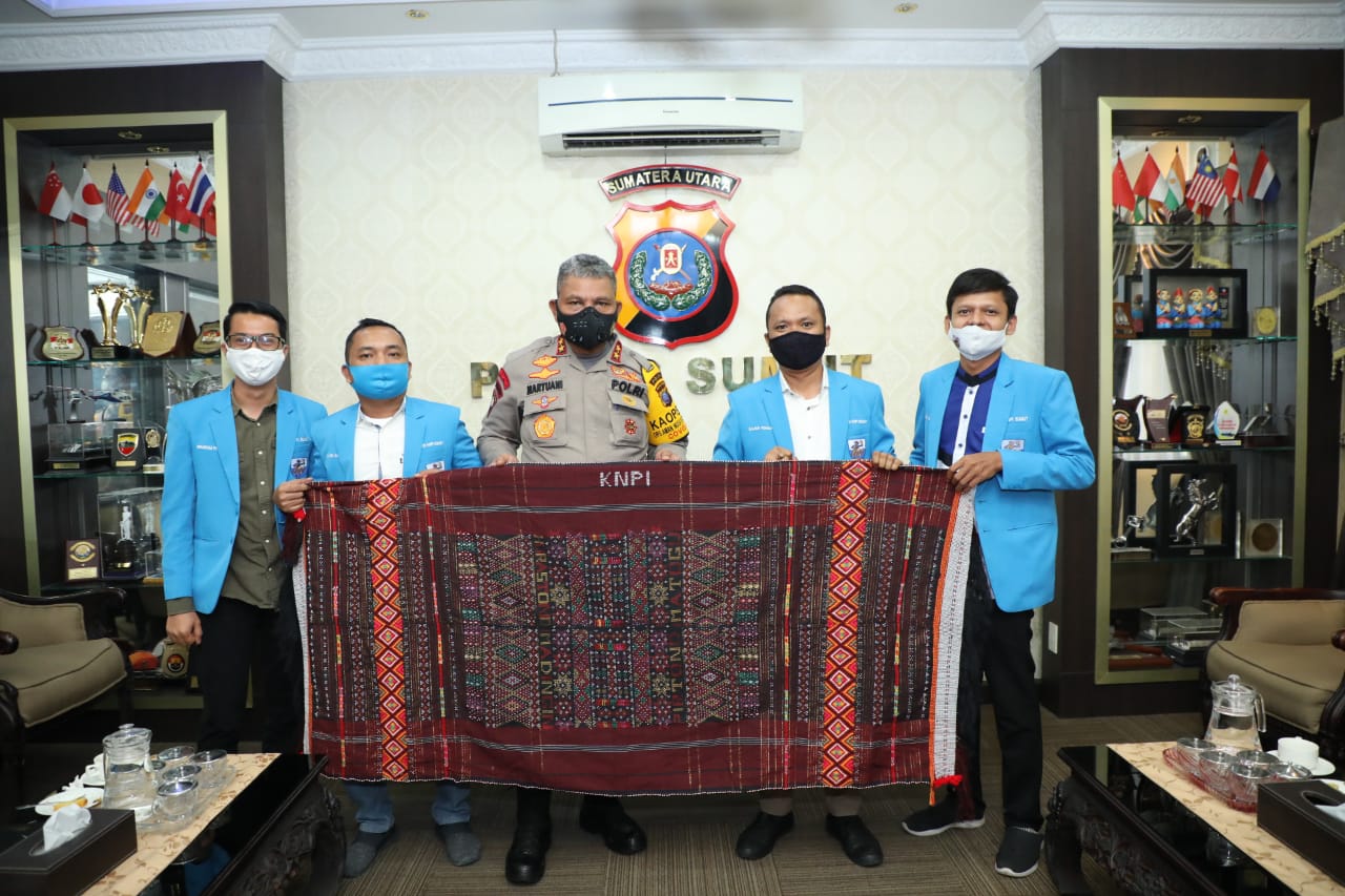 Kapolda Sumut Terima Silaturahmi Komite Nasional Pemuda Indonesia  Sumut