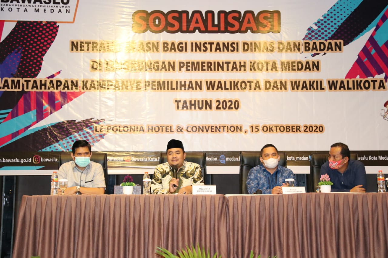 Puluhan ASN Pemko Medan Ikuti Sosialisasi Netralitas ASN