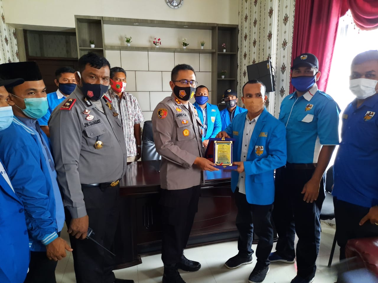 Kapolres  Jarot Terima  Audiensi Pengurus DPD KNPI Padanglawas