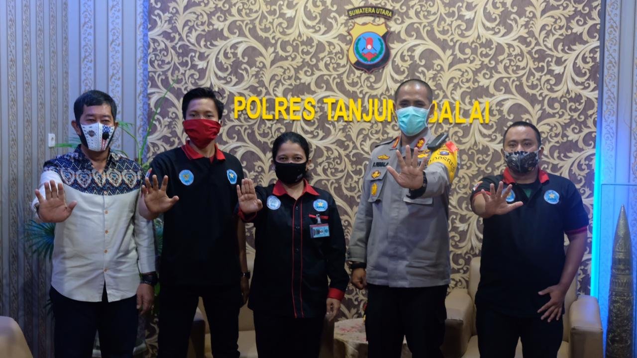 Kapolres Tanjung Balai & LSM GANN Sepakat Berantas Peredaran Narkoba di Kota Tanjung Balai