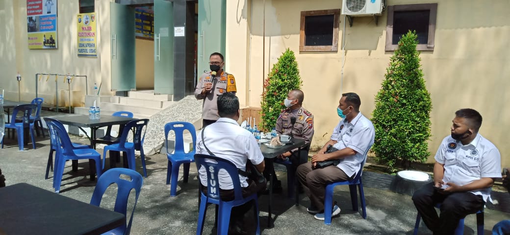 Kapolresta Deli Serdang Coffe Morning Bersama insan pers WUPDS G-17