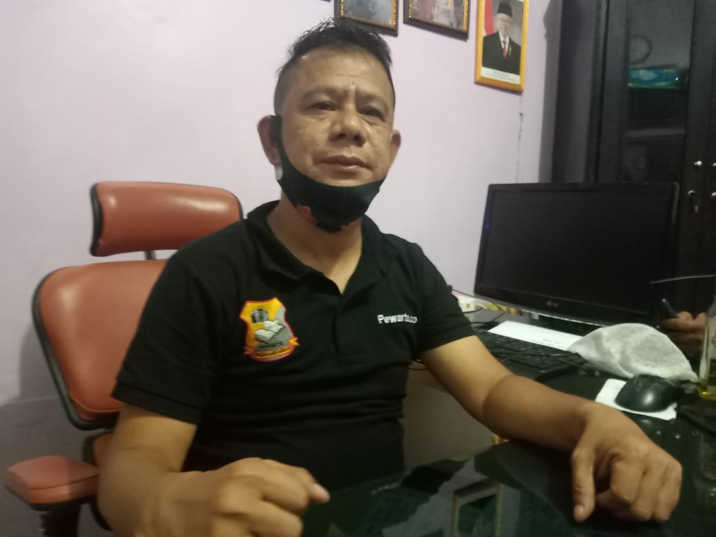 Pewarta Polrestabes Medan Ajak Warga Medan Patuhi 3M Prokes Covid-19