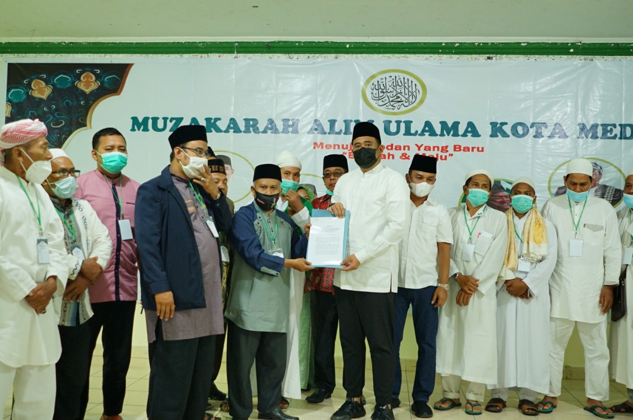Ulama Bersatu Doakan Bobby-Aulia Jadi Pemimpin Kota Medan