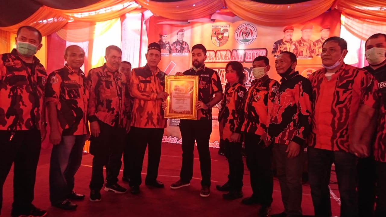 MPC PP Kota Medan Raih Penghargaan Terbaik dari 33 MPC PP se Sumatera Utara