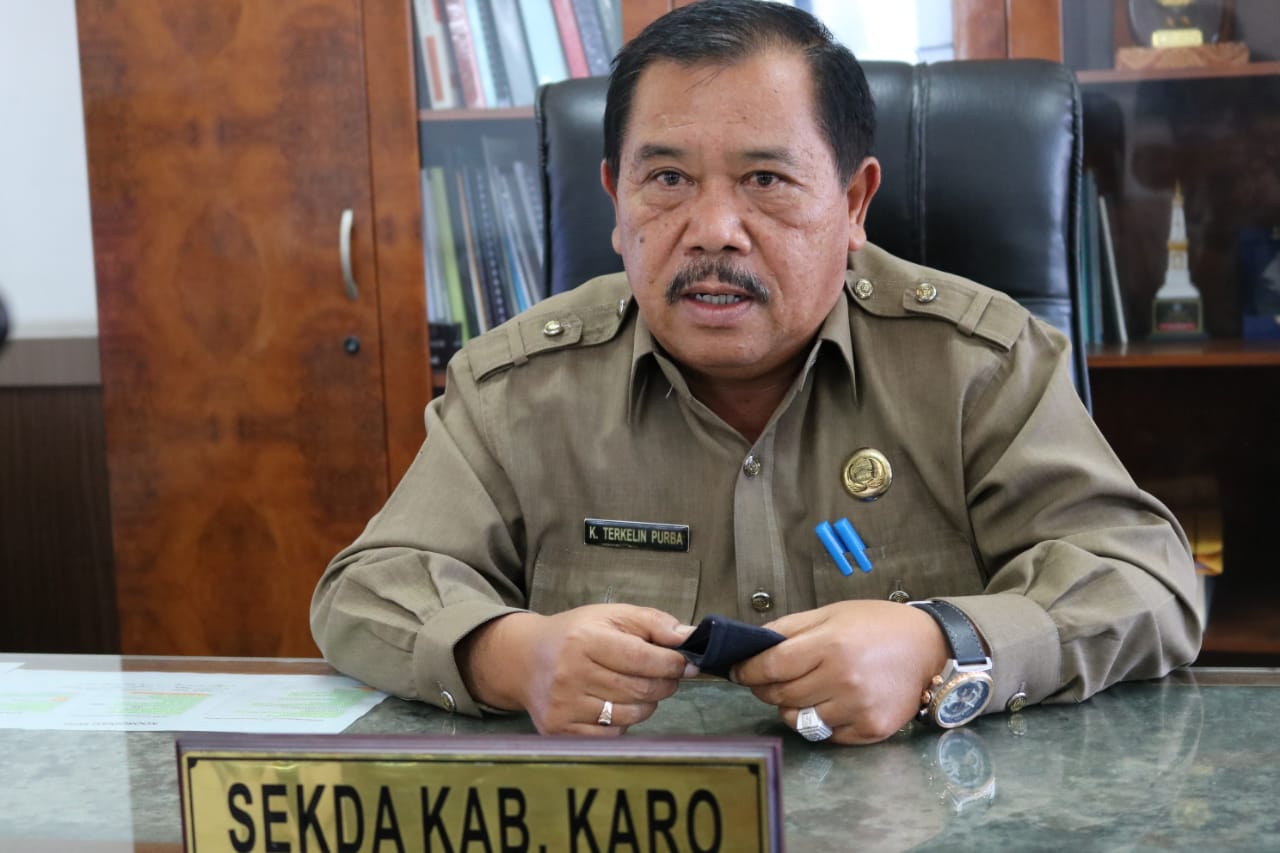 Sekda Kab. Karo : Diimbau Kepada Masyarakat Untuk Menjauhi Wilayah Kaki Gunung Sibayak