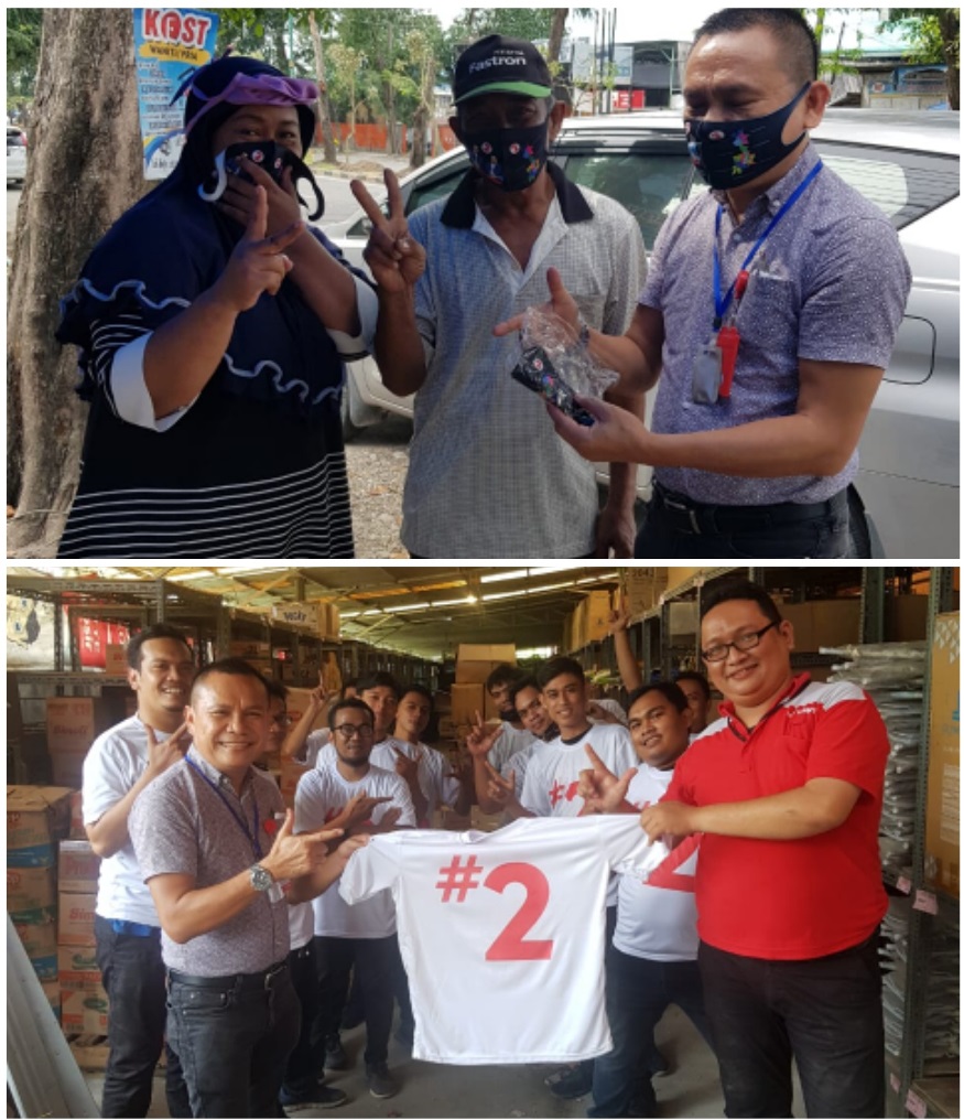 Team Palito Door to Door Menyapa Warga Pendukung Bobby-Aulia di Jln Gatsu