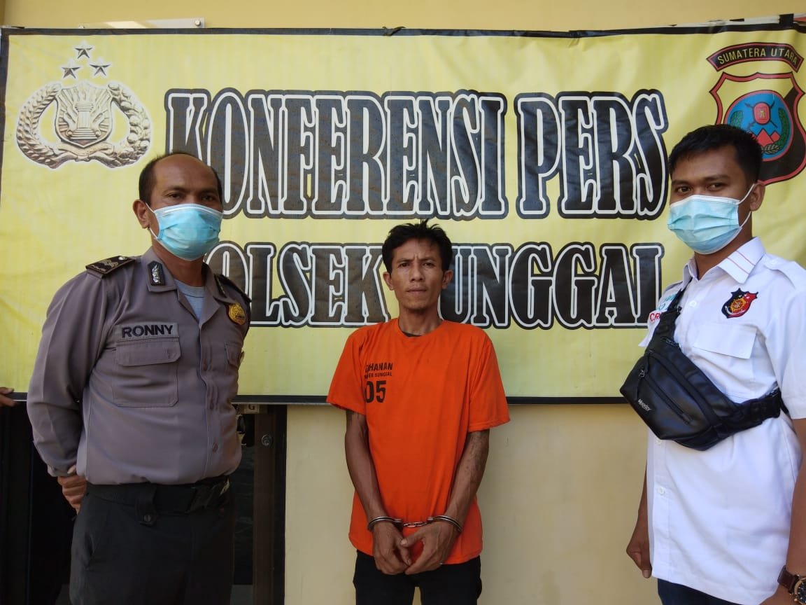 Miliki Paket Shabu Warga Gelugur Rimbun Masuk Sel Polsek Sunggal