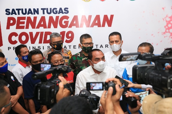 Dengarkan Aspirasi Buruh Gubernur Edy Ajak Bersama-sama Pahami Isi Omnibus Law Cipta Kerja