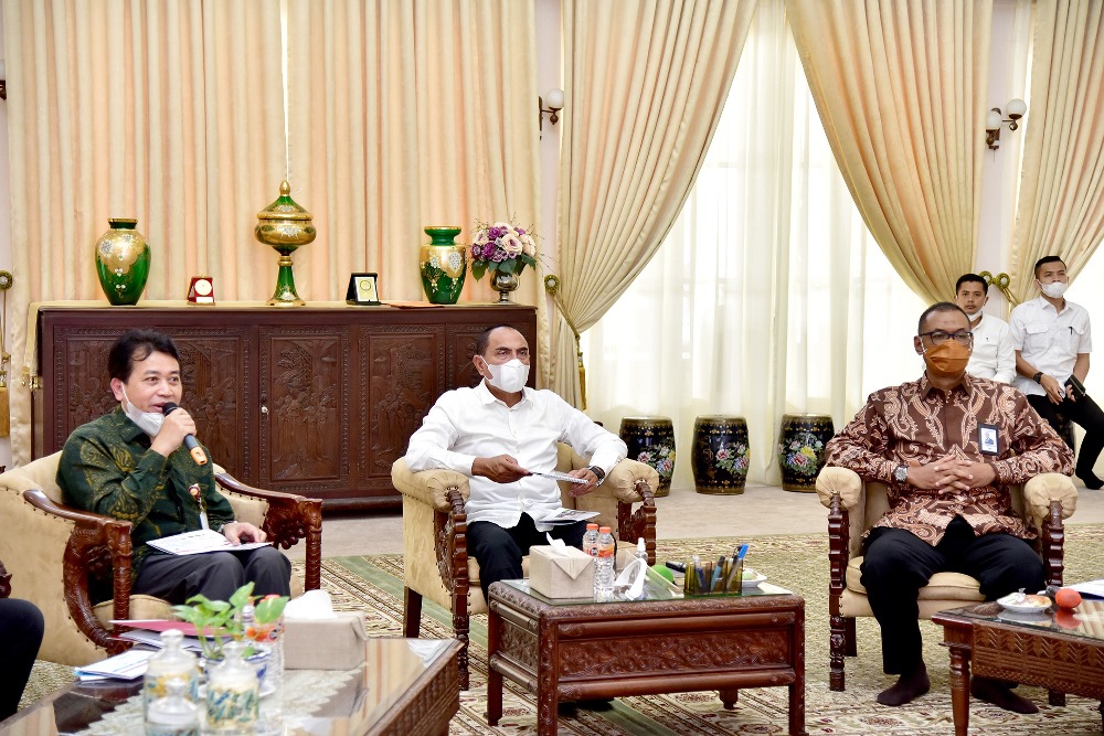 Agar Ekonomi Sumut Pulih Gubernur Edy Harapkan Sinergi dengan OJK Terus Terjaga