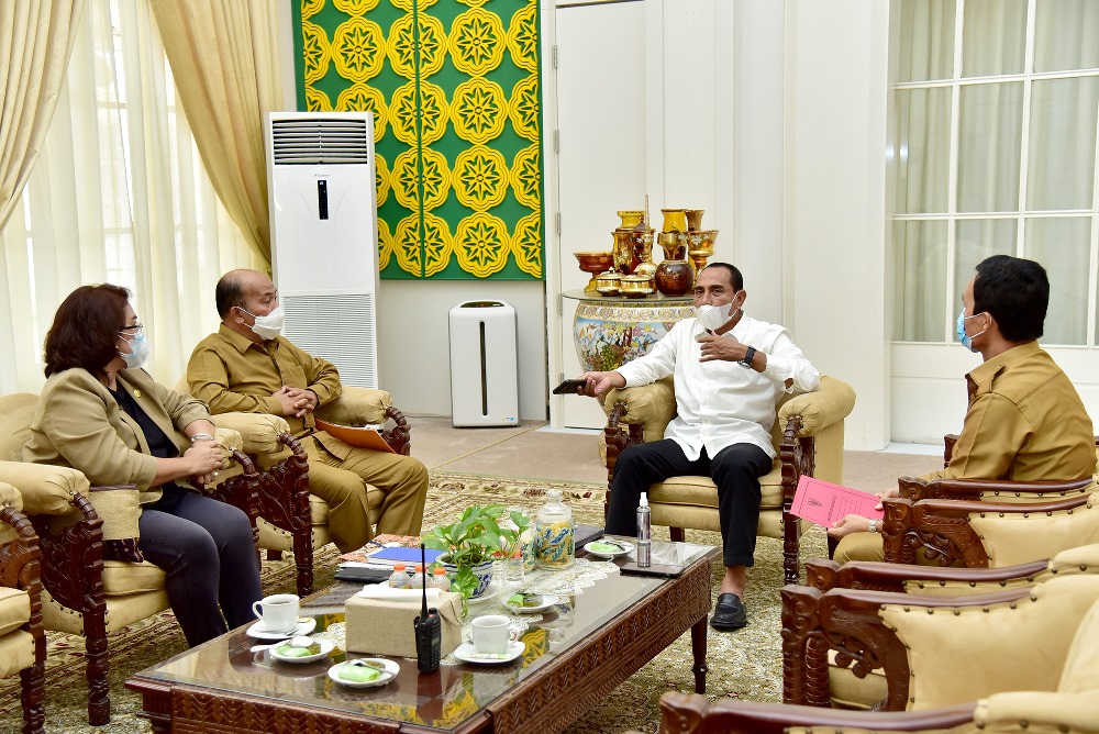 Keadaan Kepulauan Nias Membaik Gubernur Edy Alihkan Penanganan Covid-19 ke Satgas Kabupaten/Kota