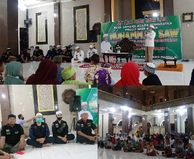 Kenaziran  Masjid Raya Mandala Gelar Peringatan Maulid Nabi Muhammad SAW