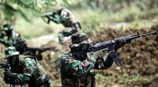 Kontak Tembak Terjadi lagi,1 TNI gugur di Intan Jaya