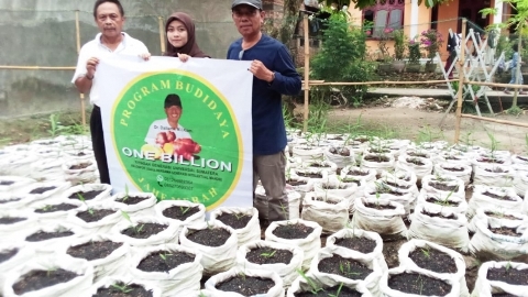 Keluarga Mahasiswi UNA Kepincut Budidaya Jahe Merah