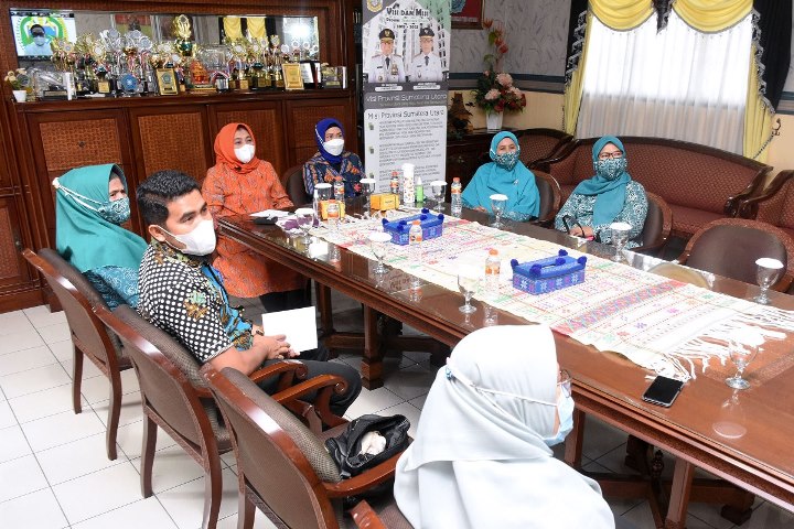 Ketua TP PKK Sumut Semangati  Para Orang Tua Hadapi Pandemi