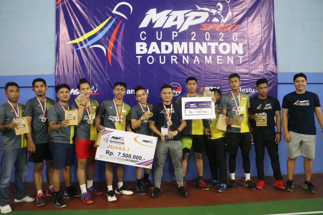 Satria/Arya Menangi Ganda Putra di Map Sport Cup Badminton 2020
