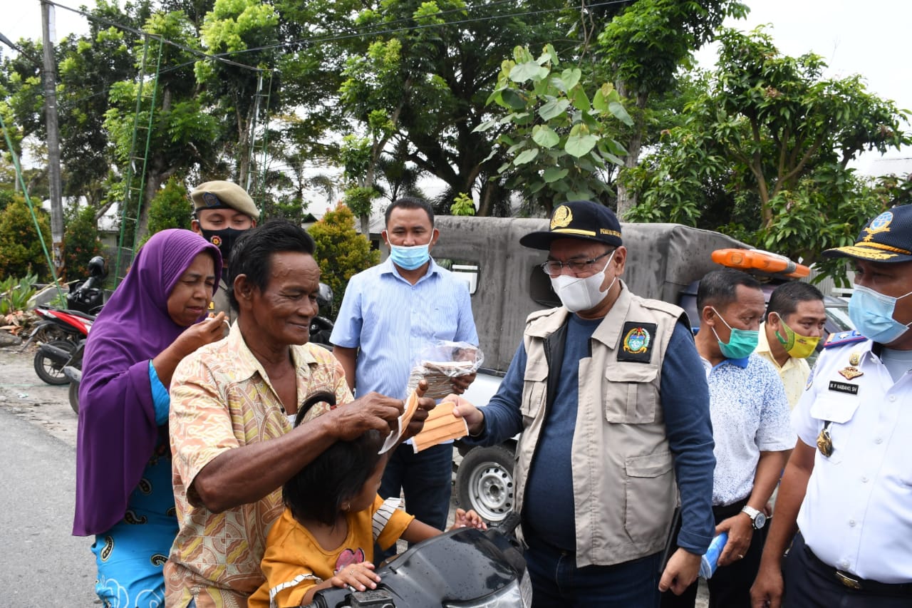 Pjs. Bupati Sergai Pantau dan Sosialisasi Protokol Kesehatan di Objek Wisata