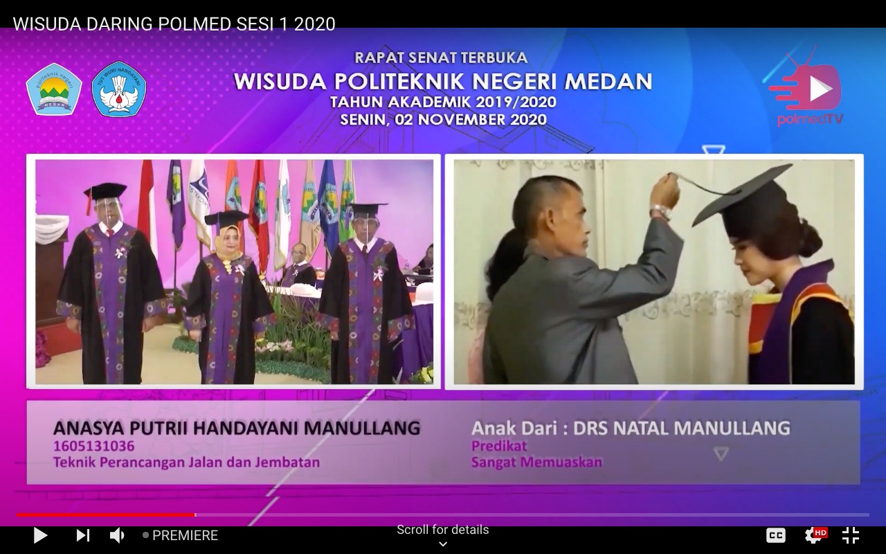 2.077 Lulusan Polmed Diwisuda Secara Online