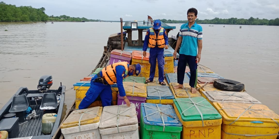 Sat Polair Polres Tanjung Balai Gelar Patroli Antisipasi Aksi Kriminal Diperairan