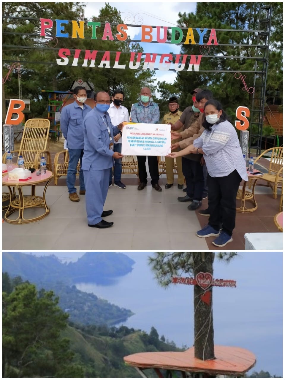 Program CSR PT Inalum Untuk Pengembangan Kawasan Wisata Danau Toba, Geliat Wisata Bukit Indah Simarjarunjung