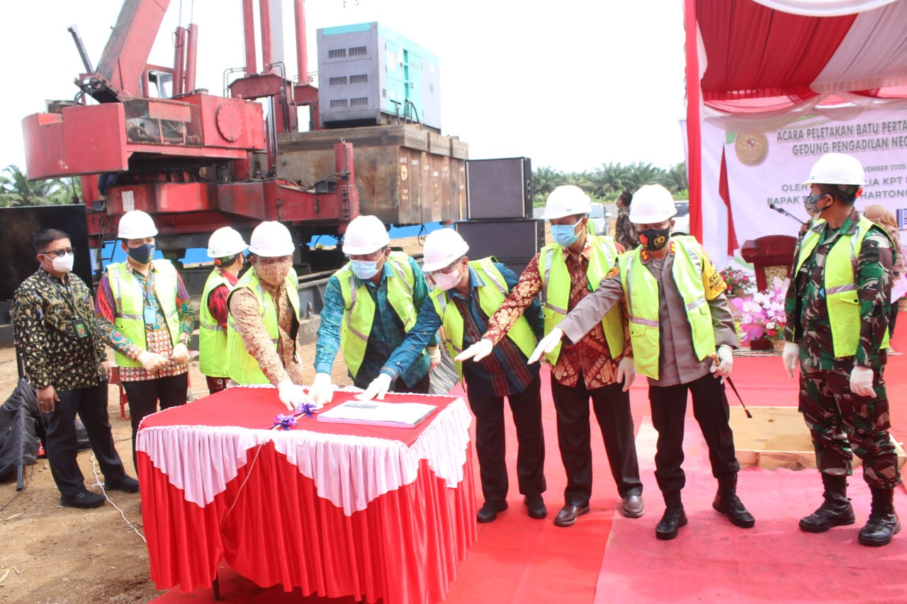 Pjs Bupati Sergai Hadiri Ground Breaking Pembangunan Gedung PN Sei Rampah