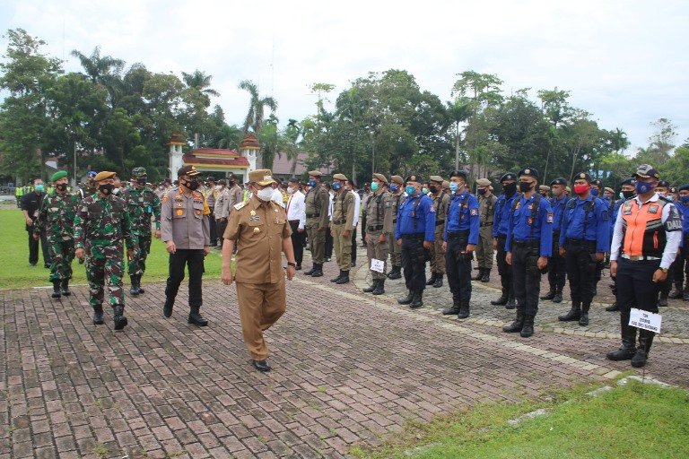 Polresta Deli Serdang Gelar Apel Kesiap Siagaan Penanggulangan Bencana