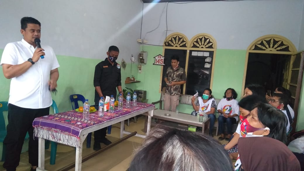 Blusukan di Helvetia ,Bobby Nasution Terima Keluhan Warga Perumnas Soal Lahan Pemakaman