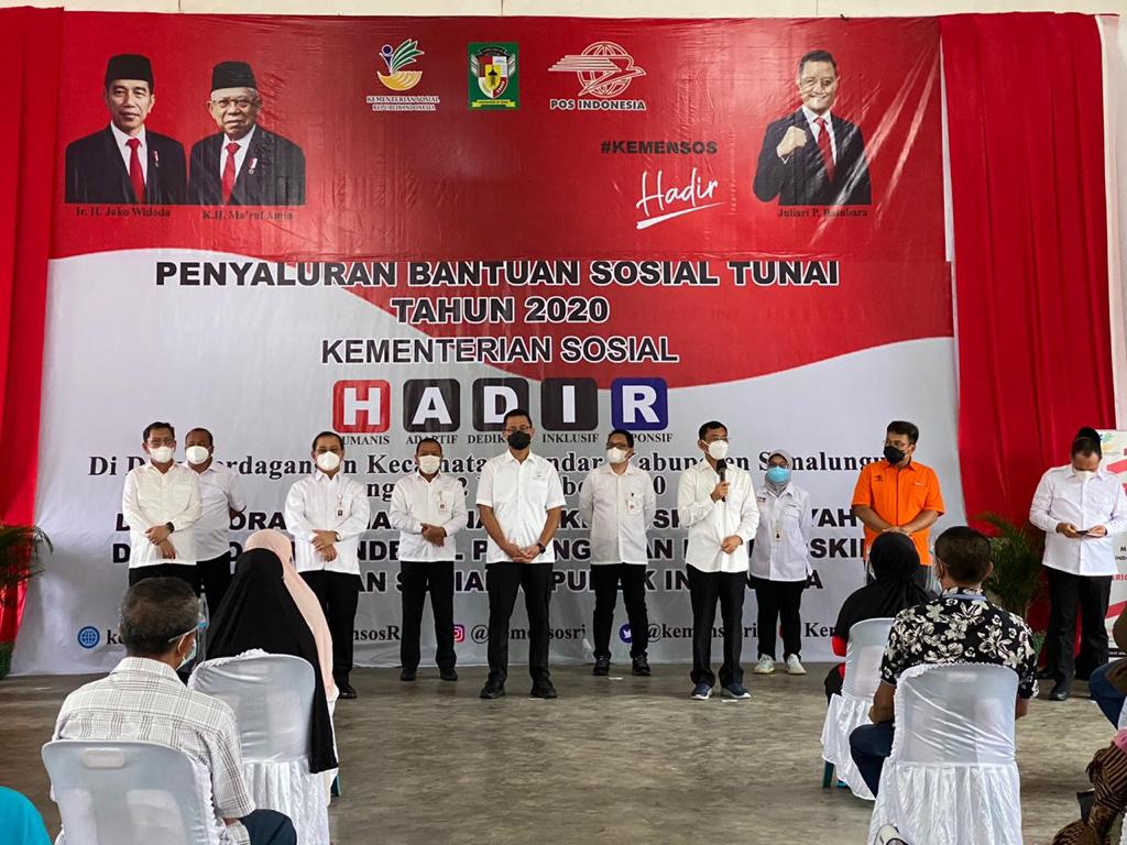 Puluhan Ribu KPM di Simalungun Terima Bansos Tunai Kemensos