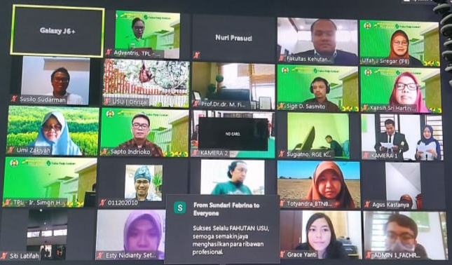 TPL Bicara Silvikultur 4.0 Pada  Puncak Acara Dies Natalis USU Program Ilmu Kehutanan.